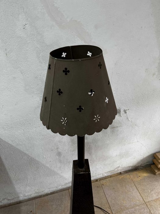 Candeeiro Ferro e Madeira