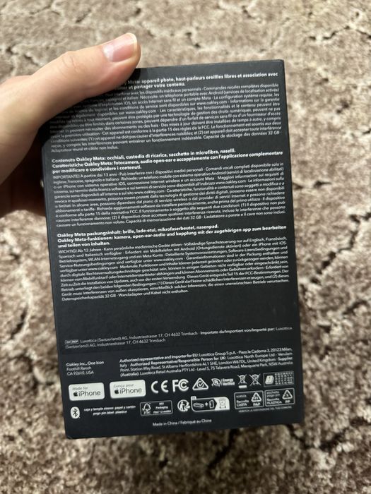 Очки Oakley Meta Vanguard Prizm Black Ray-ban Meta