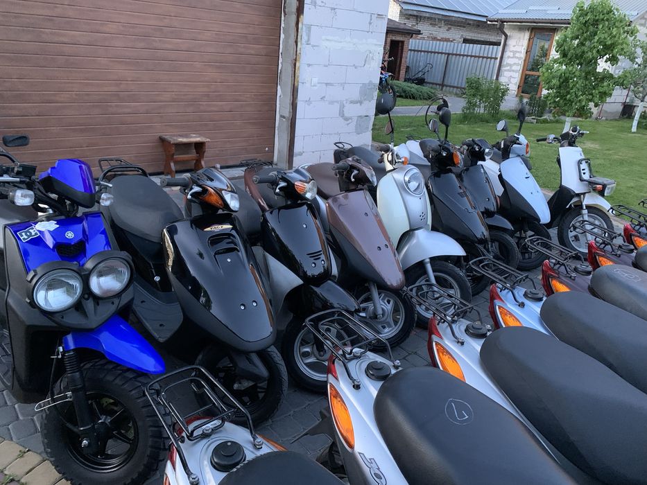 Скутера без пробігу по Україні з контейнера з Японії