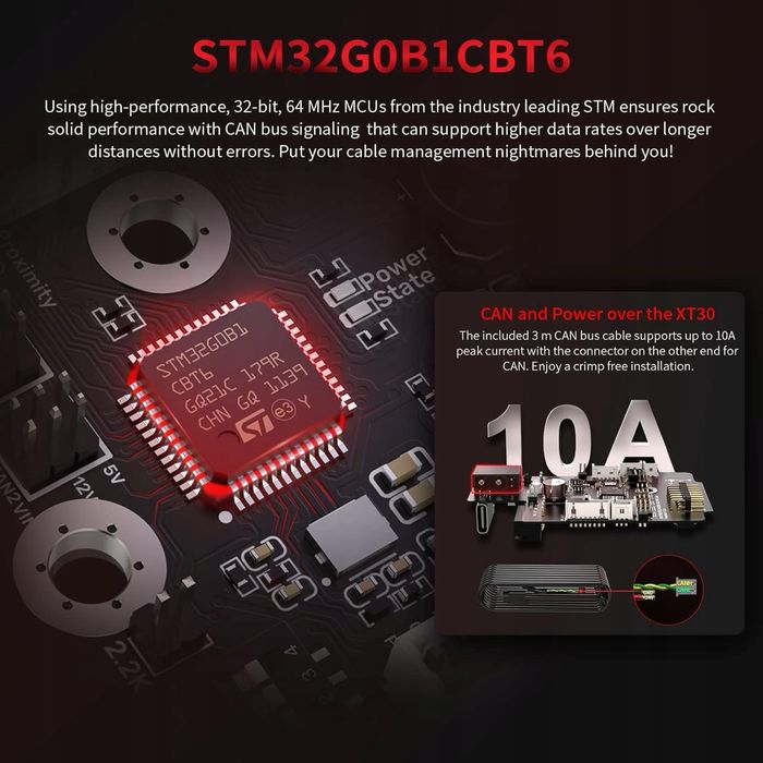 BIGTREETECH EBB SB2209 CAN z 30-pinowym przewodem termistora NTC 100K