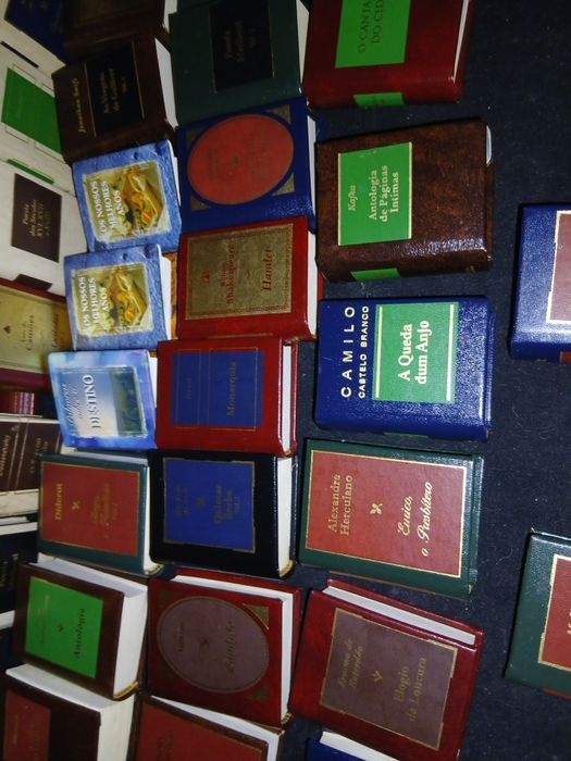 Ibiloteca com 50 livro minitura e movel