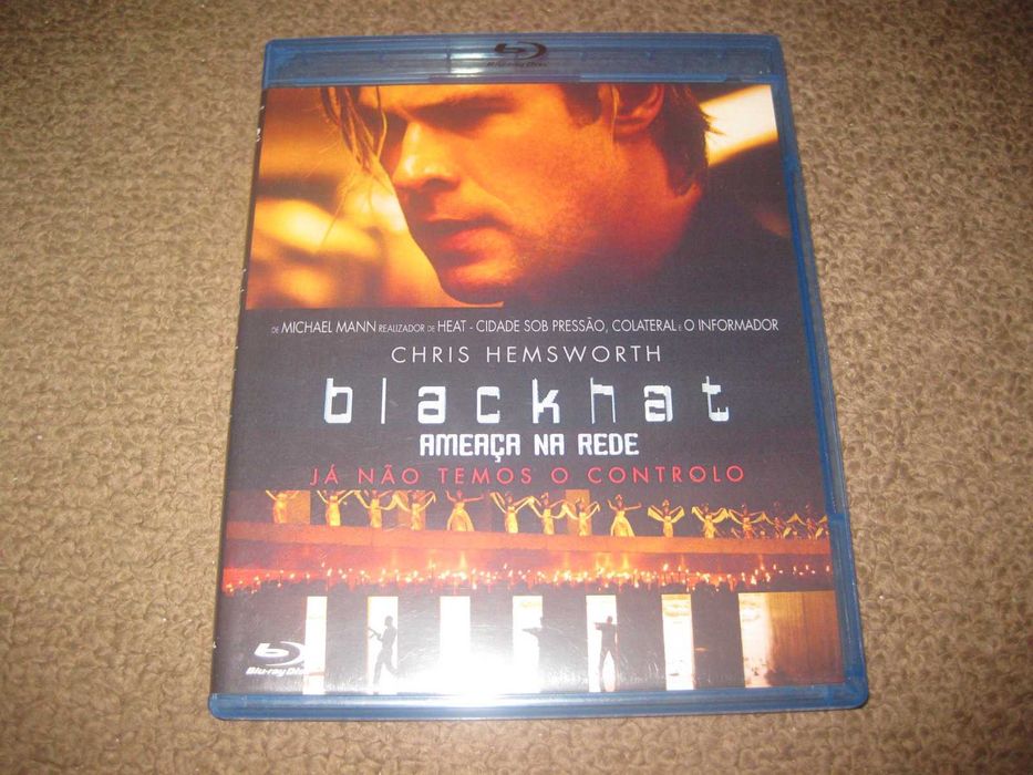 Blu-Ray "Blackhat- Ameaça na Rede" com Chris Hemsworth