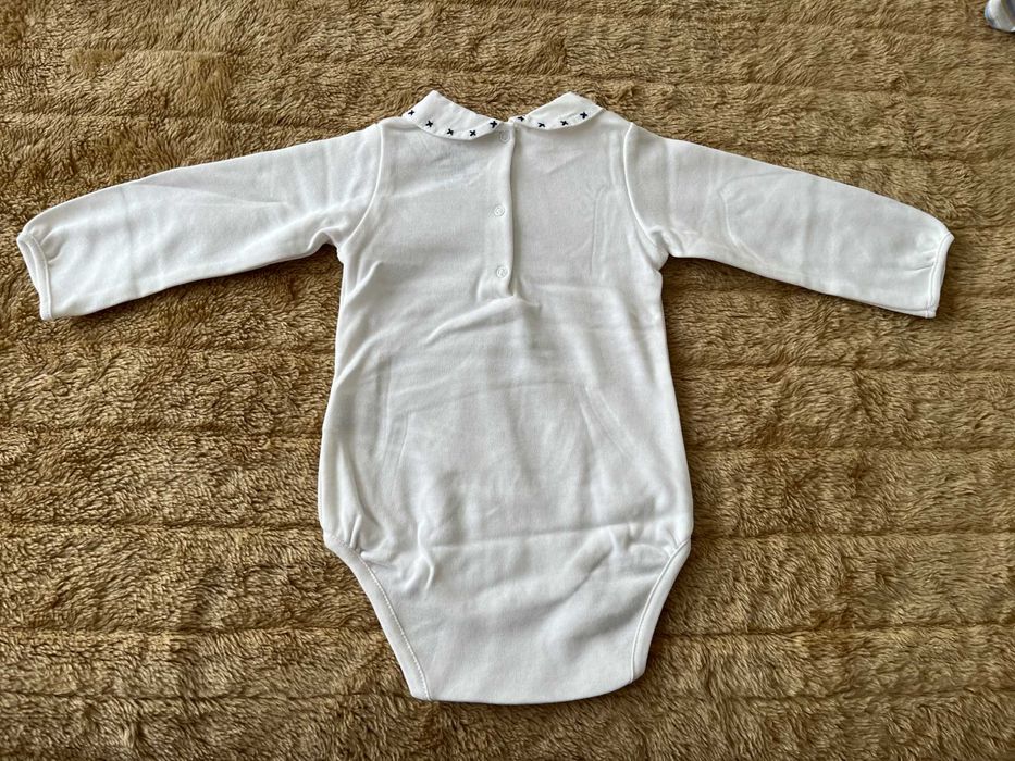 Zara Mini - Body Branco Bebé (3M-6M)