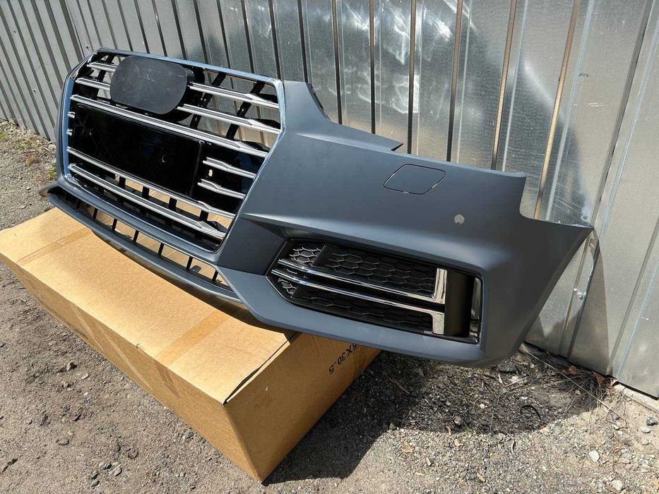 Бампер передній Audi A4 B9 S-line в зборі