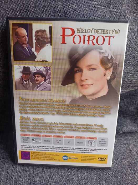 DVD Poirot 6. Niewiarygodna kradzież. Król trefl