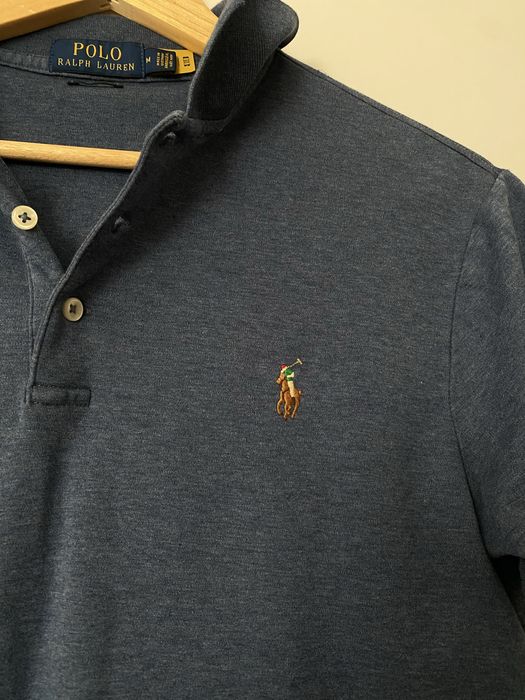 Koszulka Polo męska niebieska Ralph Lauren M Slim fit