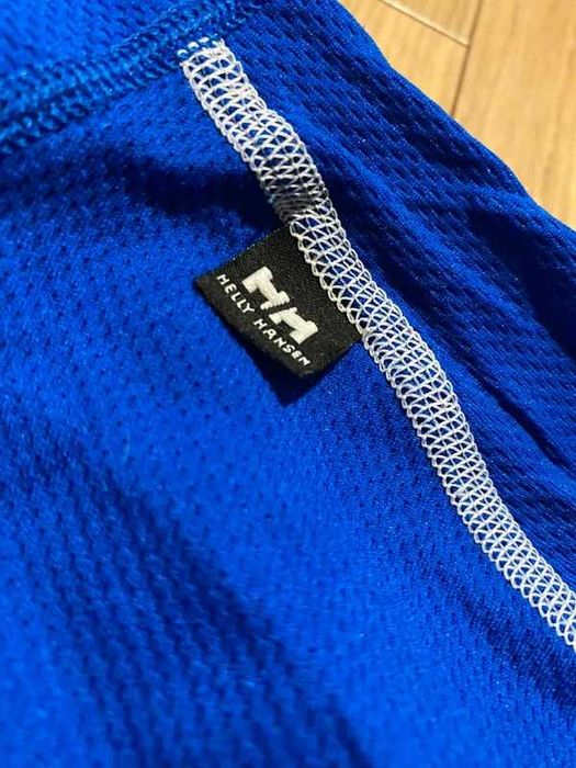 Koszulka techniczna longsleeve męski Helly Hansen niebieski S M workwe