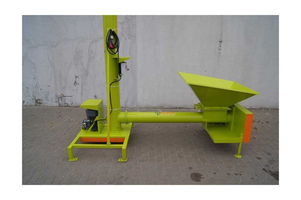 Przenośnik ślimakowy pionowy fi140/4 mb, żmijka do zboża pionowa,ADRAF