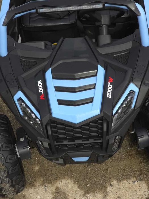 Autko na akumulator MEGA Buggy ATV Racing 4x4 Jasny Niebieski 24V 14Ah