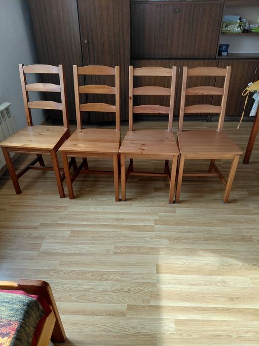 Krzesła IKEA sosnowe 4 szt