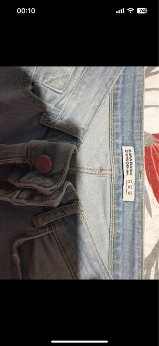 Calça de ganga zara tamanho 38