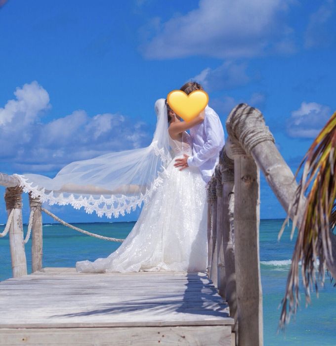 Летнее свадебное платье