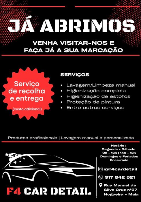 Lavagem e detalhe automóvel profissional