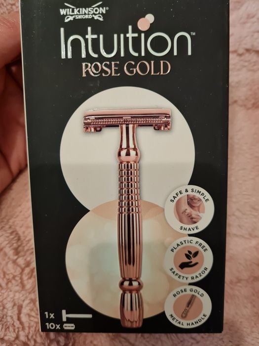 Wilkinson intuition Rose gold + zapas 15 ostrzy + GRATIS