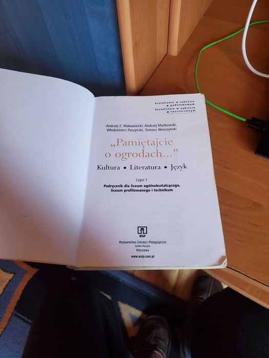 Pamiętajcie o ogrodach... Podręcznik cz. 1 WSiP