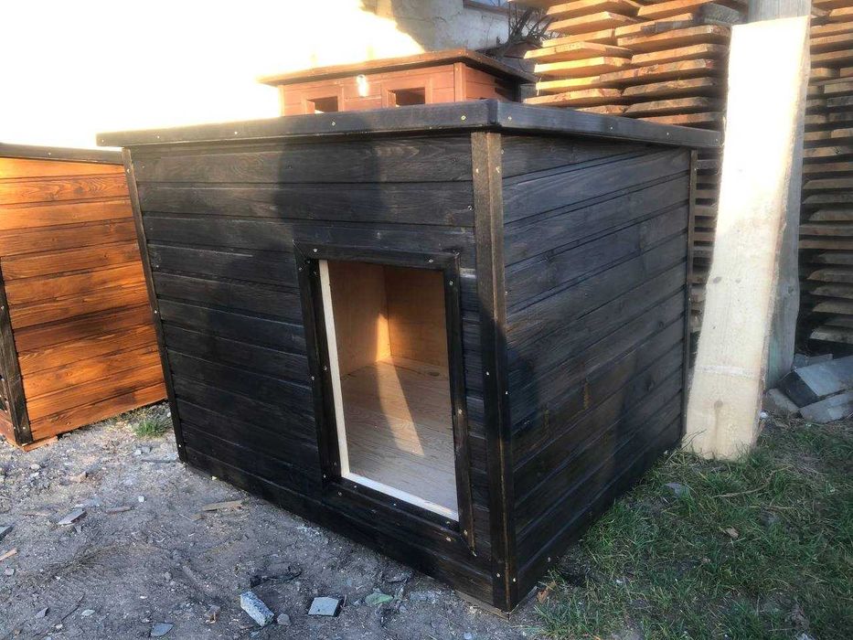 Буда для Кане Корсе Алабая Овчарки утеплені | 75, 85, 95, 107, 123 см