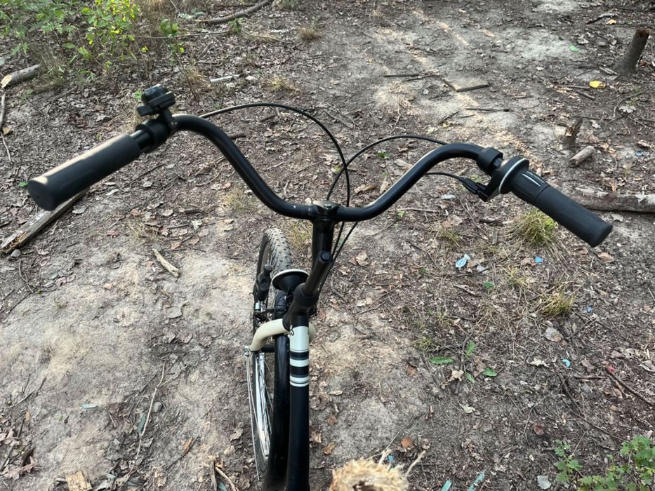 Rower miejski czarny