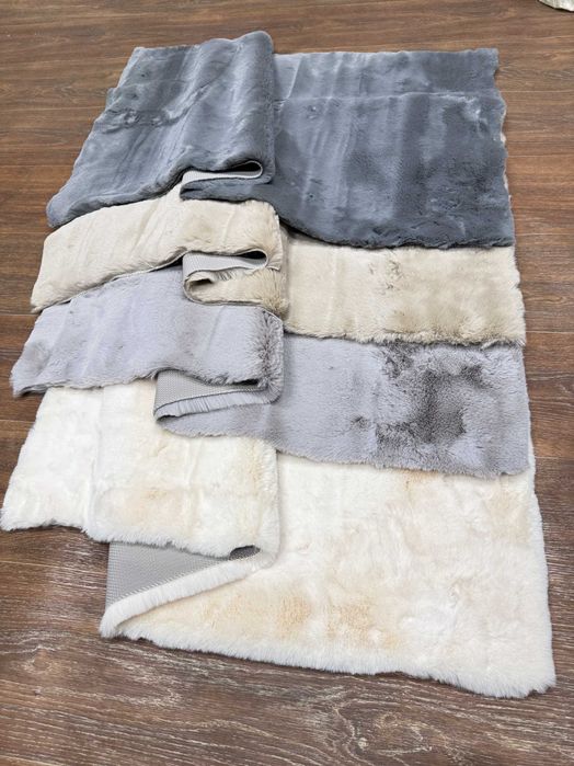 Коврик штучне хутро, килим кролик, килим хутро, килим штучний кролик