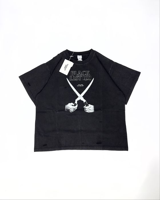 Футболка Protocol Index t-shirt project g/r oversized black blacklist washed чорна M L