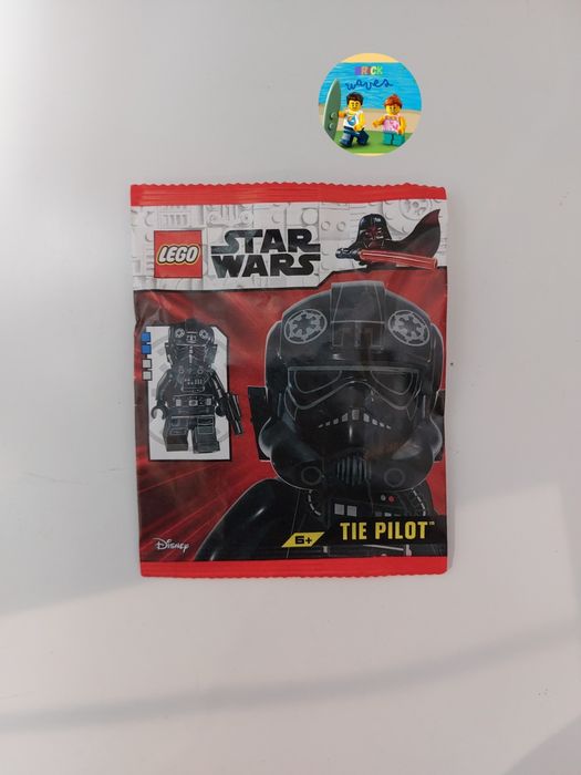 ENVIO GRATIS-LEGO sw1260 TIE Pilot Minifigure (Star Wars)