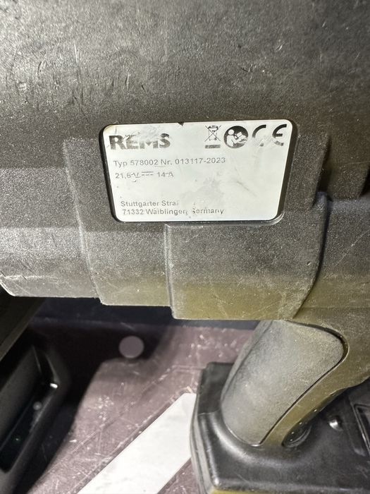 Rems Mini Press 22V / акумуляторний радіальний прес Ремс 22V  Novopres