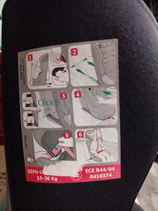 Cadeira Criança Zippy Grupo 2/3 C/ Isofix