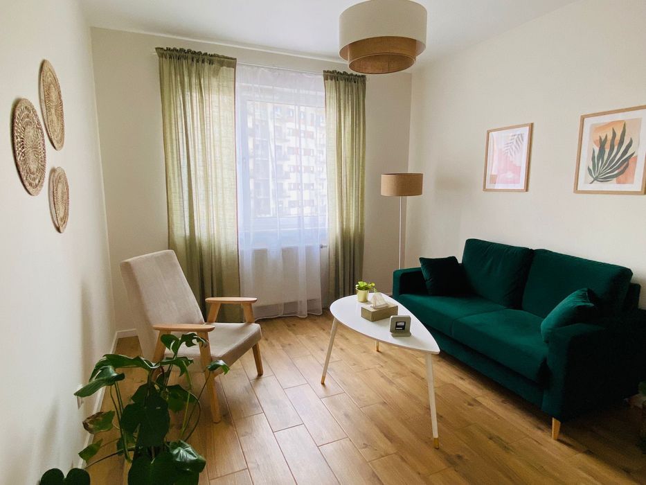 KLIMATYZOWANY gabinet dla psychoterapeuty, psychologa, seksuologa- ul. Śliczna