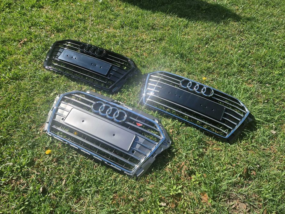 Решетка радиатора в стиле S-Line на Audi A3 8V 2016-2020г ауди а3