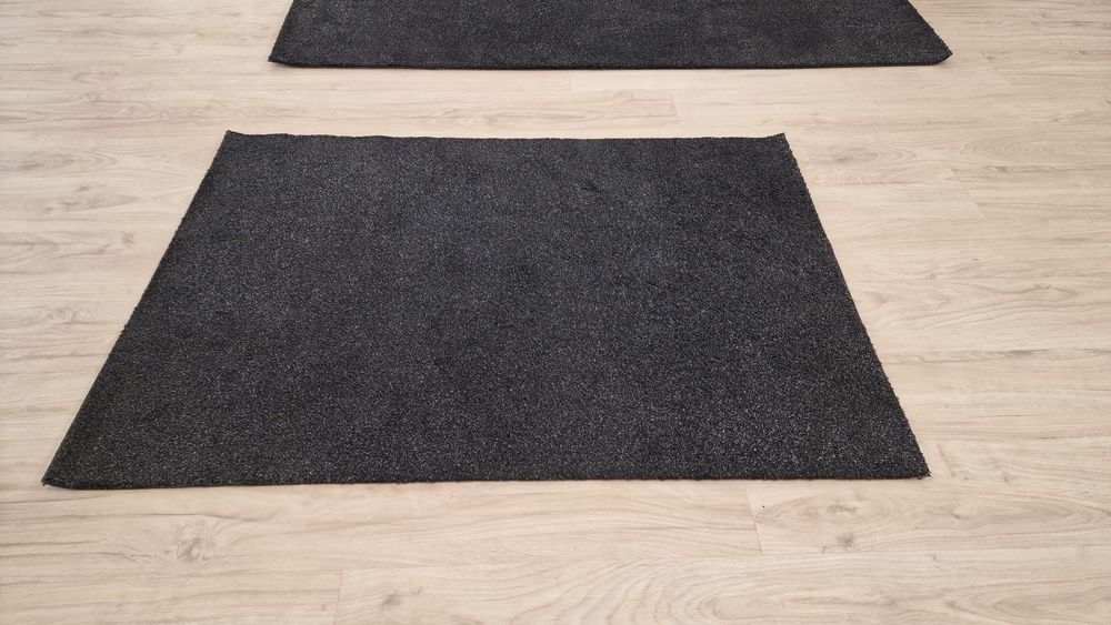 Conjunto de 3 carpetes pretas64862011832451126
