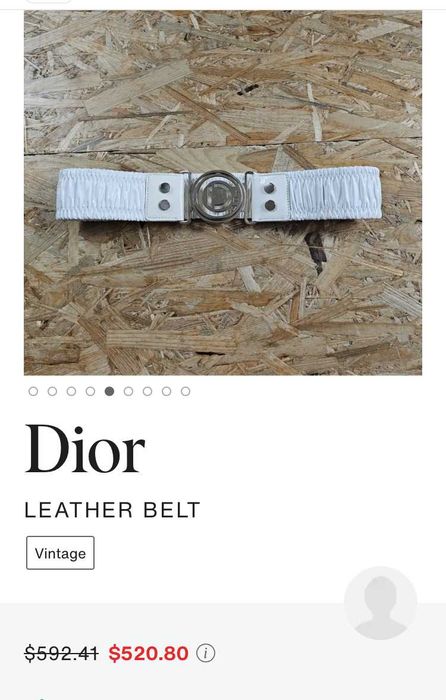 christian dior кожаный ремень оригинал