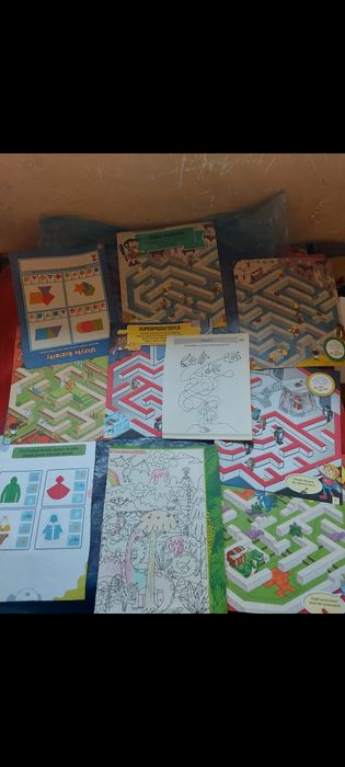 Rebusy zagadki duże kartki 10 sztuk