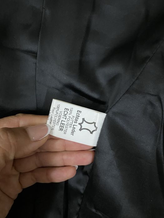 Blazer em pele genuina