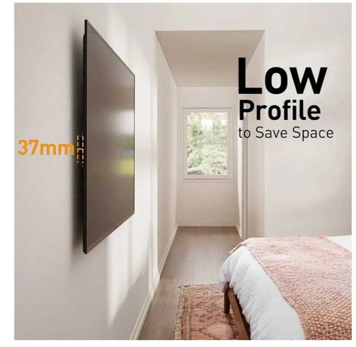 5041 Perlegear Uchwyt ścienny do telewizorów od 37 do 82 cali do 45