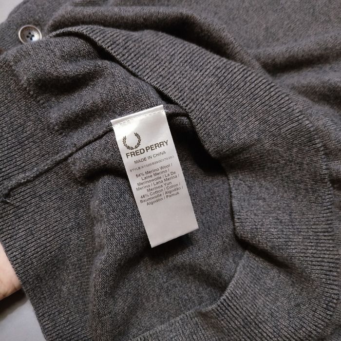 Джемпер Fred Perry меріносова вовна