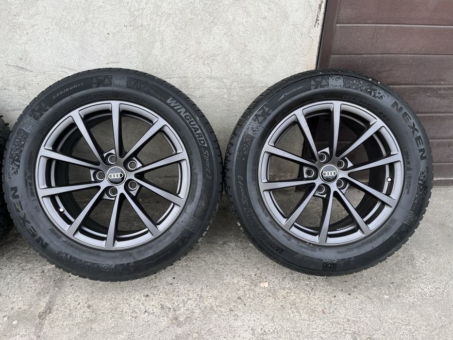 (289)Koła, Felgi 5x112 17” OEM Audi, A6 c8, Q5, Grafit