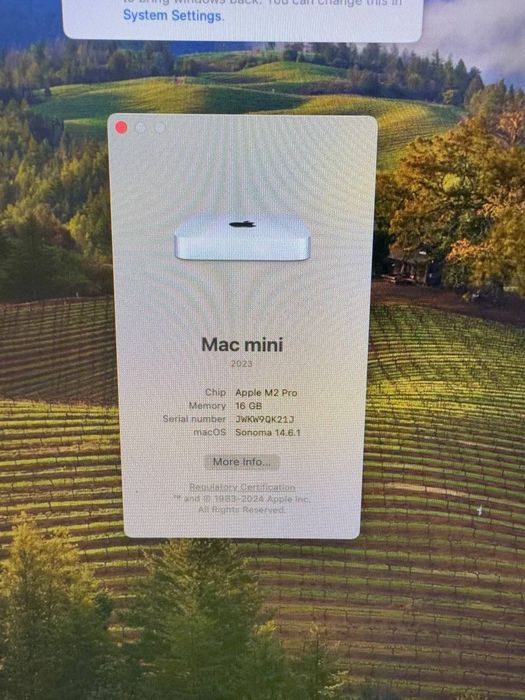 Apple Mac mini m2 pro  16Gb/ ssd 512