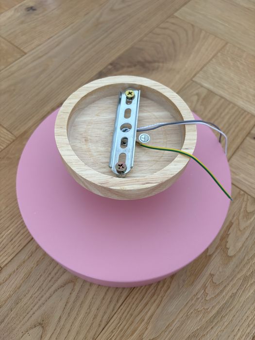 Lampa różowa plafon dziecięcy