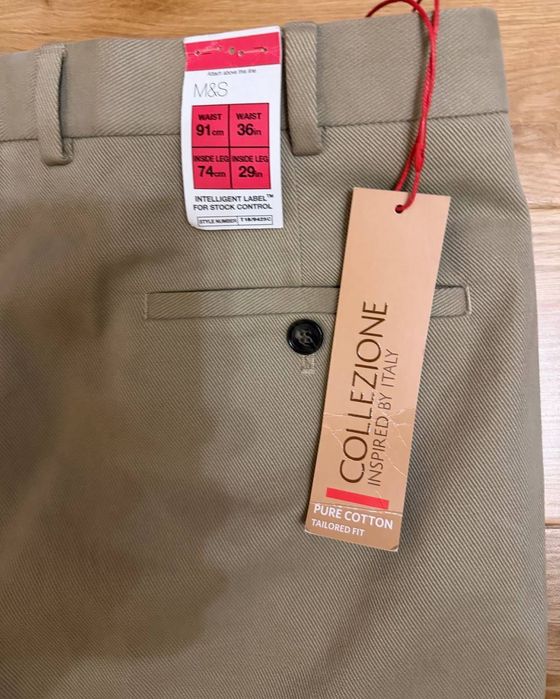 Чоловічі штани від бренду Marks & Spencer з лінійки Collezione 36/29