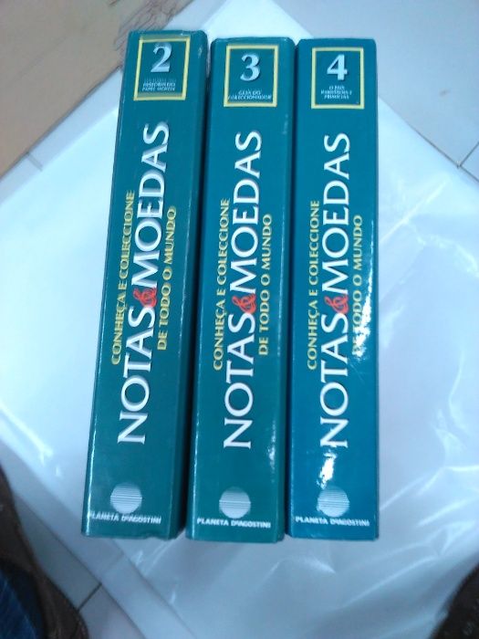 Notas & Moedas de todo o mundo.