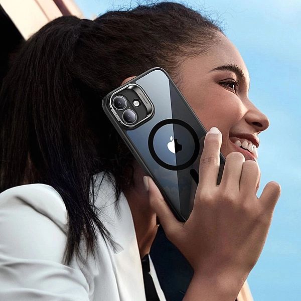 Esr Classic Hybrid Kickstand Halolock Magsafe & Tempered Glass Iphone