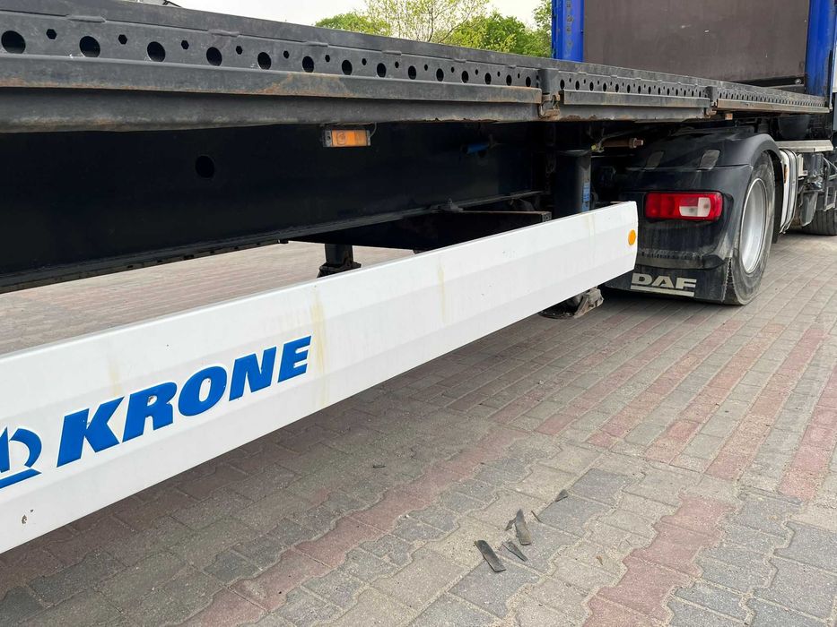 Platforma Krone, mocowanie do kontenerów, mocna podłoga, 2 osie