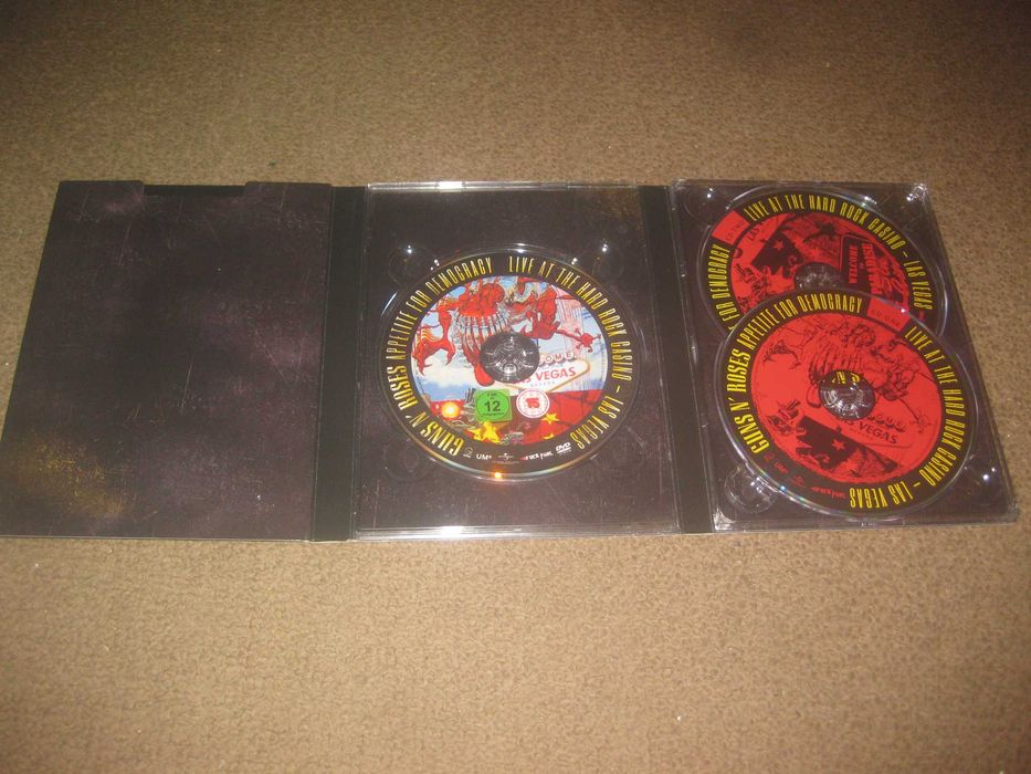 Guns n Roses "Appetite for Democracy" Edição Especial Deluxe com 2 CDs+DVD em Digipack/Raro!