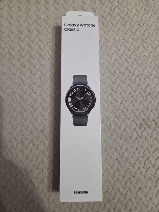 Smartwatch Samsung Galaxy Watch6 Classic 43mm Czarny NOWY
