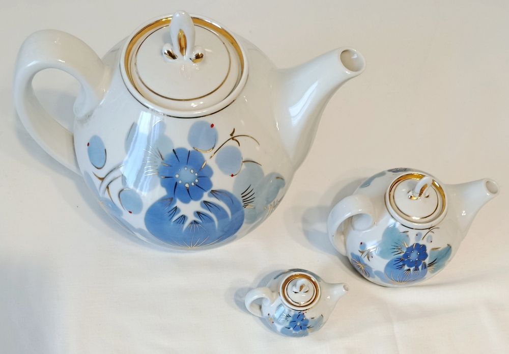 Чайники для заварювання "Блакитні квіти".