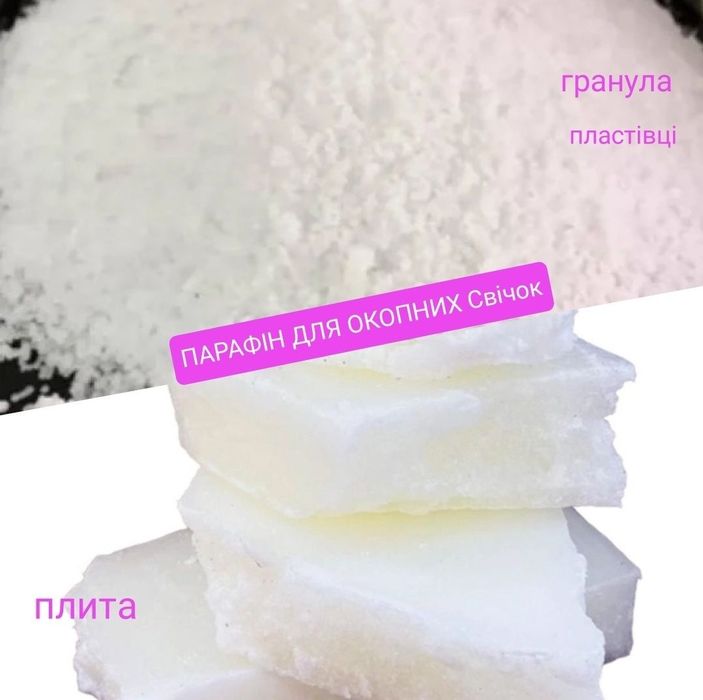 ПОТРЕБУЮ парафін для окопних свічок