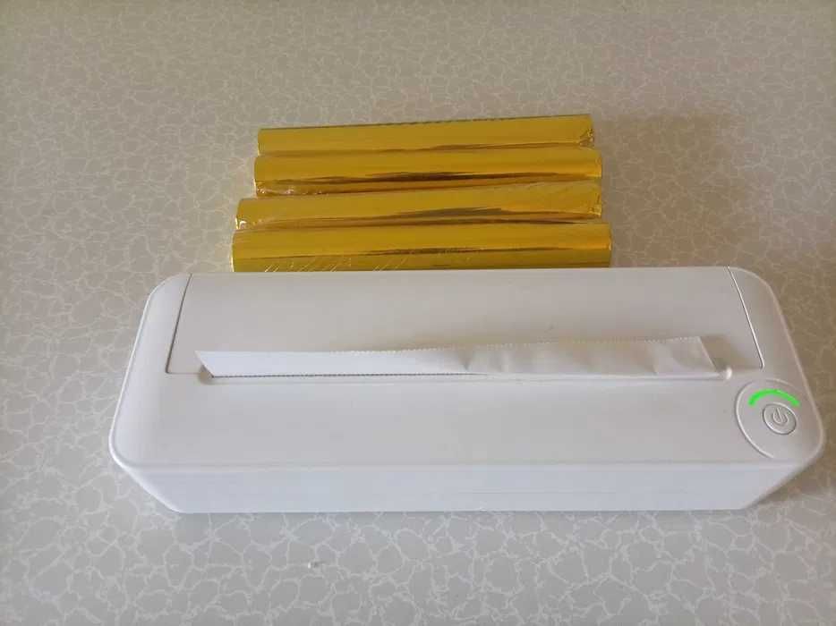 Impressora Térmica Portátil + Rolos Extra Incluídos