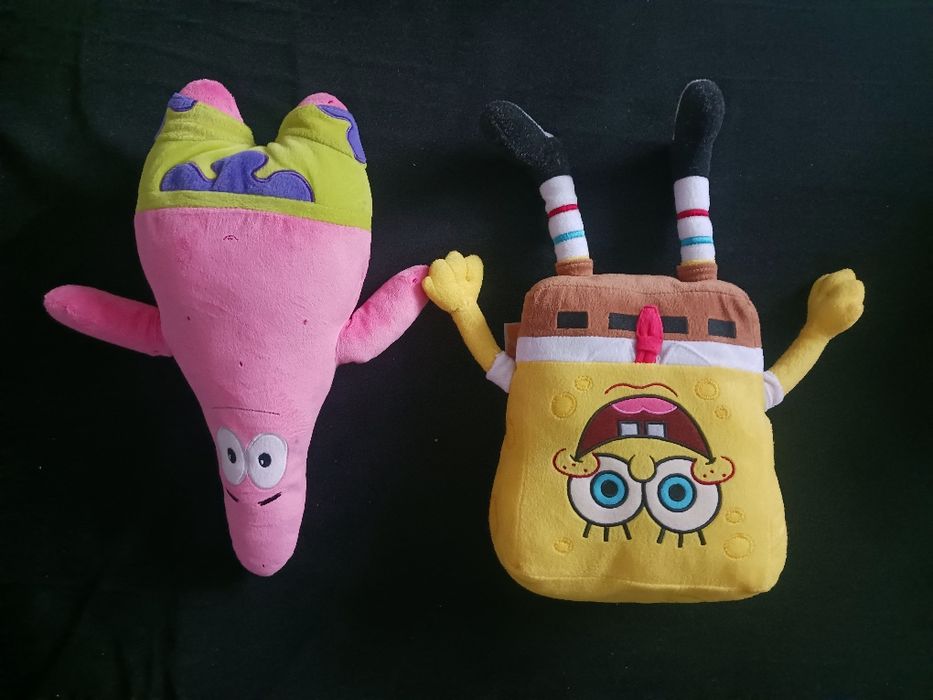 Maskotki Spongebob i Patryk / 40cm