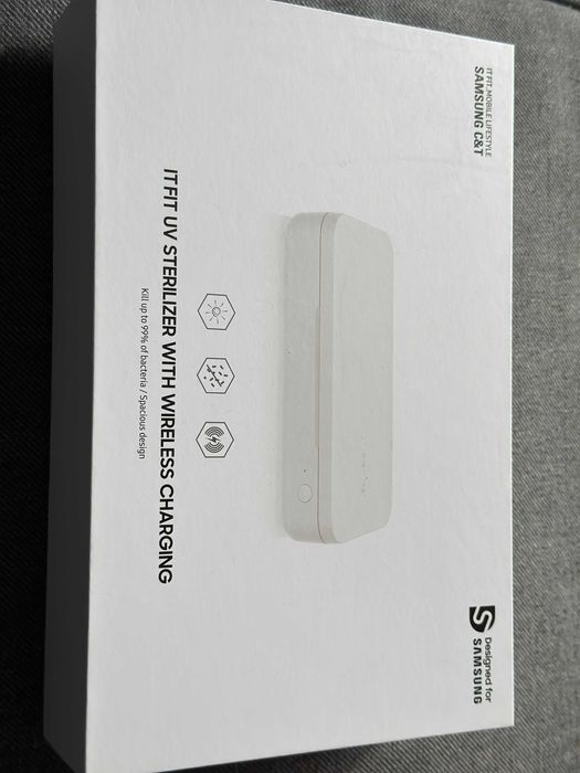 ITFIT Sanitizer mit induktiver Ladefunktion, UV-Desinfektionsbox Weiß