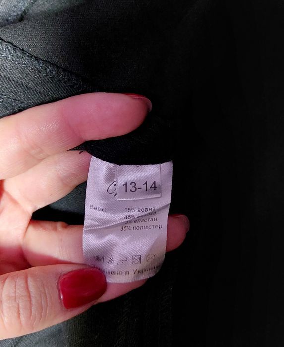 Школьная черная юбка Viani. Размер 158-164, на 13-14 лет.
