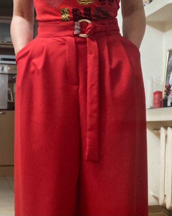 Штани-спідниця широкі